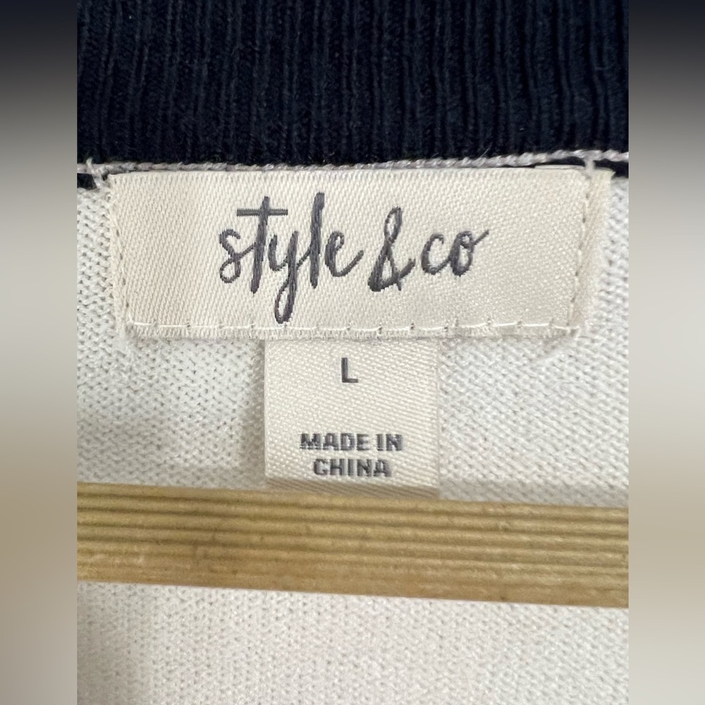 Style & Co Cardigan size large - Picture 2 of 2